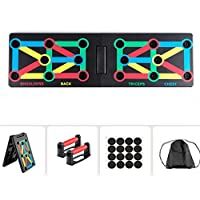 Surplex 9 en 1 Push Up Rack Board System Plegable Push Up Tabla Board Fitness Entrenamiento Gimnasio Ejercicio Stands…
